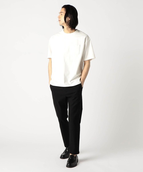 Grand PARK（グランドパーク）の「レイヤードサイドスリットロング丈Ｔシャツ（Tシャツ/カットソー・メンズ・ホワイト系その他/ホワイト・MEDIUM/LARGE/X-LARGE）」の3枚目の写真