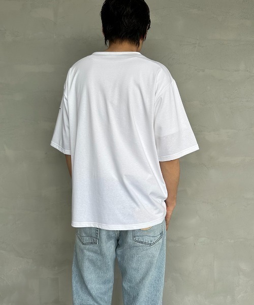 ORCIVAL（オーシバル）の「【WEB限定】[ORCIVAL/オーシバル] ボートネック ショートスリーブTシャツ（Tシャツ/カットソー・レディース・ブラック/グレー/ネイビー/グリーン/ホワイト/グレイッシュベージュ・4/5）」の8枚目の写真