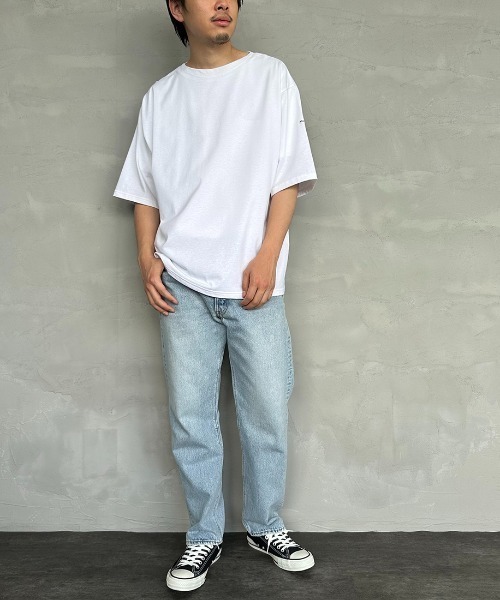 ORCIVAL（オーシバル）の「【WEB限定】[ORCIVAL/オーシバル] ボートネック ショートスリーブTシャツ（Tシャツ/カットソー・レディース・ブラック/グレー/ネイビー/グリーン/ホワイト/グレイッシュベージュ・4/5）」の7枚目の写真