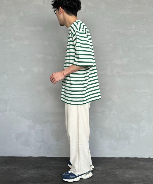 ORCIVAL（オーシバル）の「【WEB限定】[ORCIVAL/オーシバル] ボートネック ショートスリーブTシャツ（Tシャツ/カットソー・レディース・ブラック/グレー/ネイビー/グリーン/ホワイト/グレイッシュベージュ・4/5）」の13枚目の写真