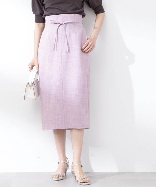 【S Size Line】◆リボンベルト付タイトスカート