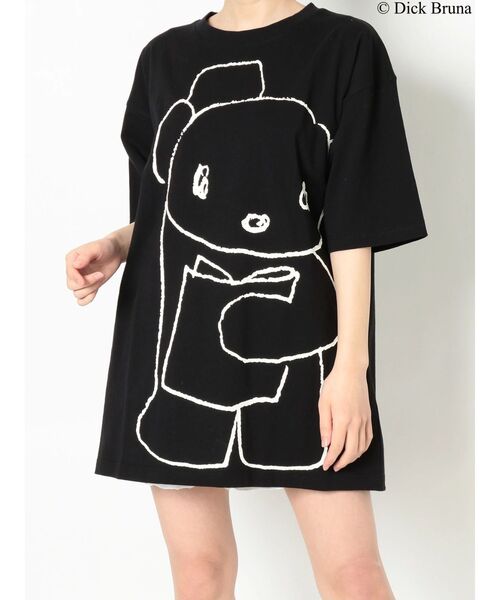 merry jenny（メリージェニー）の「BLACK BEAR BIG TEE（Tシャツ/カットソー・レディース・オフホワイト/ブラック/ライトブルー・FREE）」の18枚目の写真