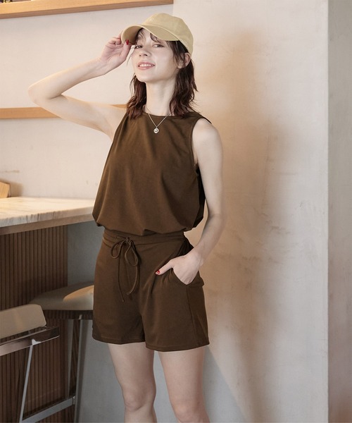 machatt マチャット水着　フレアタンクラッシュガード短パン3点セット machatt マチャット水着 フレアタンクラッシュガード短パン3点セット