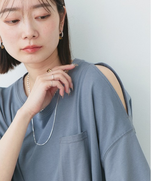 【Massimo dutti】ラウンドヘムTシャツ Massimo Dutti(マッシモドゥッティ) Tシャツ・カットソー
