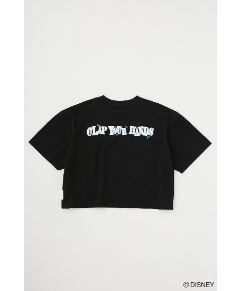 Disney SERIES CREATED by MUS(ディズニーシリーズクリエイテッドバイエムユーエス)の「MD CLAP YOUR HANDS Tシャツ(Tシャツ/カットソー・レディース・ライトピンク/オフホワイト/ブラック・FREE)」の5枚目の写真