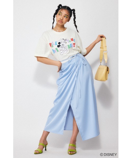 Disney SERIES CREATED by MUS(ディズニーシリーズクリエイテッドバイエムユーエス)の「MD CLAP YOUR HANDS Tシャツ(Tシャツ/カットソー・レディース・ライトピンク/オフホワイト/ブラック・FREE)」の17枚目の写真