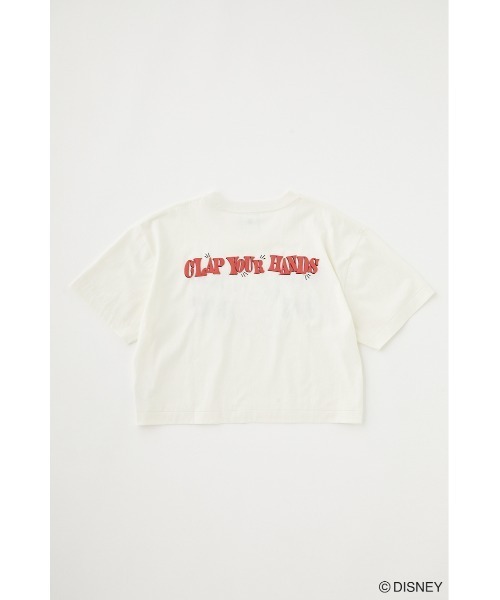 Disney SERIES CREATED by MUS(ディズニーシリーズクリエイテッドバイエムユーエス)の「MD CLAP YOUR HANDS Tシャツ(Tシャツ/カットソー・レディース・ライトピンク/オフホワイト/ブラック・FREE)」の18枚目の写真