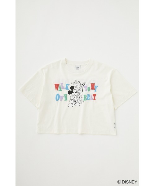Disney SERIES CREATED by MUS(ディズニーシリーズクリエイテッドバイエムユーエス)の「MD CLAP YOUR HANDS Tシャツ(Tシャツ/カットソー・レディース・ライトピンク/オフホワイト/ブラック・FREE)」の22枚目の写真