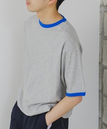 WHIMSIC（ウィムジック）の「【UNISEX】ドローストリングトリムTシャツ（Tシャツ/カットソー）」
