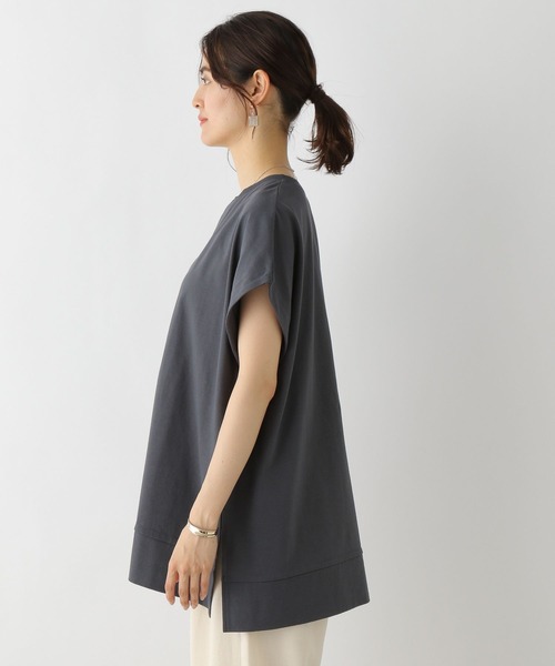 LEPSIM（レプシィム）の「深Vネックチュニック 183634（Tシャツ