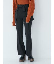 MURUA | ラップベルトフレアパンツ(スラックス)