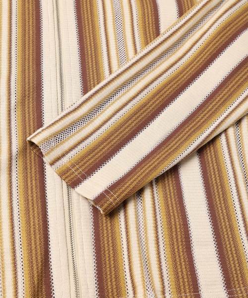 Jieda（ジエダ）の「STRIPE SHIRT CARDIGAN（カーディガン