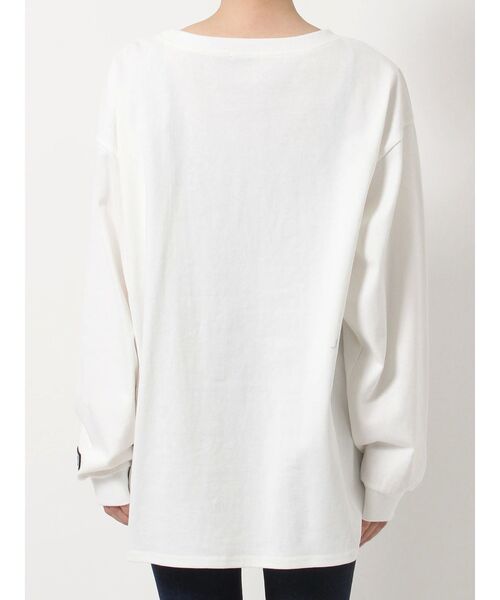 GYDA（ジェイダ）の「BASICロンT（Tシャツ/カットソー・レディース・ブラック/オフホワイト・FREE）」の10枚目の写真