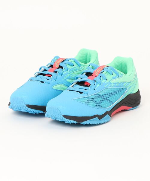 ASICS（アシックス）の「《LAZERBEAM》SI 1154A159（スニーカー・キッズ・ライトブルー/ホワイト/ラベンダー/ブラック系その他/ブラック×ゴールド/レッド/ブルー/サックスブルー/ライトグリーン/ゴールド・21.0cm/22.0cm/23.0cm/24.0cm/25.0cm/20.0cm/21.5cm/22.5cm/23.5cm/24.5cm）」の6枚目の写真