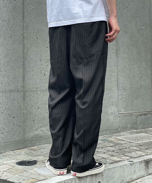 CIAOPANIC(チャオパニック)の「ピンストライプワイドスラックス(スラックス・レディース・グレー/ブラック・MEDIUM/LARGE)」の13枚目の写真