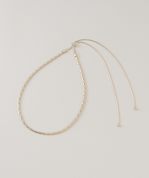 B.C STOCK（ベーセーストック）の「コードロングネックレス（ネックレス・レディース・シルバー/ゴールド・FREE）」の4枚目の写真