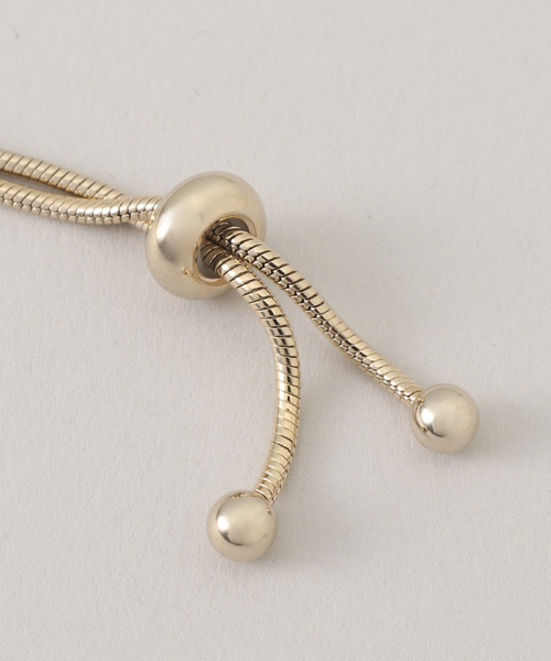 B.C STOCK（ベーセーストック）の「コードロングネックレス（ネックレス・レディース・シルバー/ゴールド・FREE）」の9枚目の写真