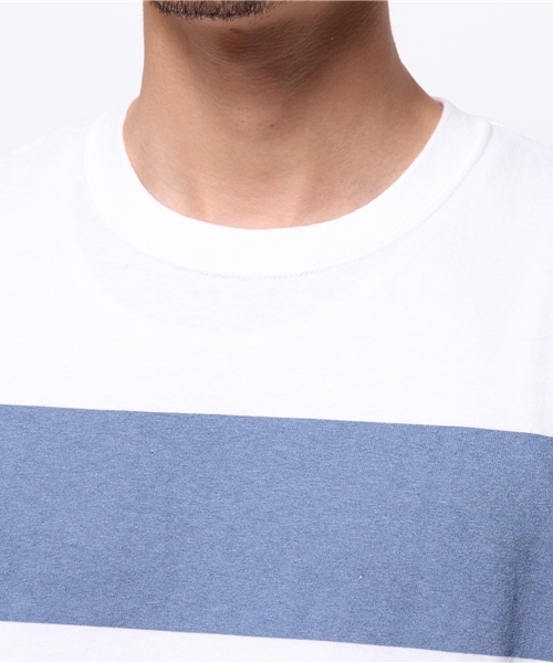 CIAOPANIC(チャオパニック)の「【Ciaopanic】 リメイクボーダーTee(Tシャツ/カットソー・メンズ・ホワイト/ブラック/グレー・FREE)」の7枚目の写真