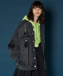 MAISON SPECIAL | Crash Denim Blouson/クラッシュデニムブルゾン【MAISON SPECIAL/メゾンスペシャル】(デニムジャケット)