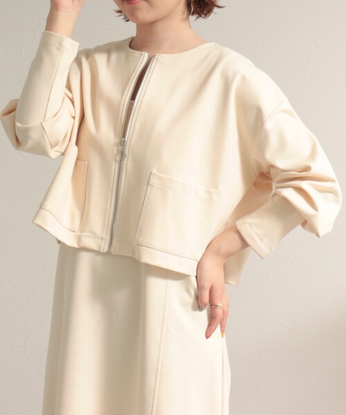 fredy emue（フレディエミュ）の「ポンチジャンスカ＋カーディガンセット（ジャンパースカート・レディース・ブラック/アイボリー/ベビーピンク・38）」の13枚目の写真