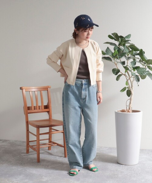 fredy emue（フレディエミュ）の「ポンチジャンスカ＋カーディガンセット（ジャンパースカート・レディース・ブラック/アイボリー/ベビーピンク・38）」の17枚目の写真