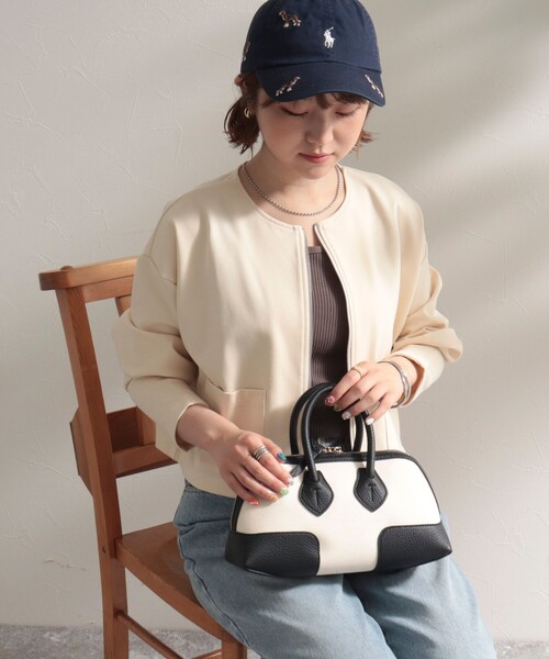 fredy emue（フレディエミュ）の「ポンチジャンスカ＋カーディガンセット（ジャンパースカート・レディース・ブラック/アイボリー/ベビーピンク・38）」の20枚目の写真