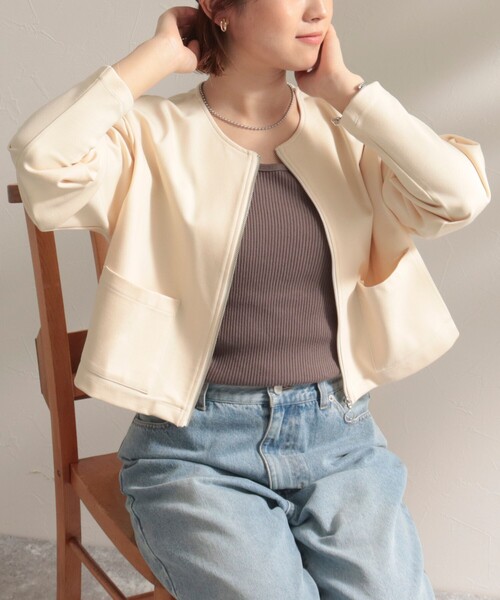 fredy emue（フレディエミュ）の「ポンチジャンスカ＋カーディガンセット（ジャンパースカート・レディース・ブラック/アイボリー/ベビーピンク・38）」の22枚目の写真