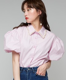 【WEB STORE限定】パールエリブラウス