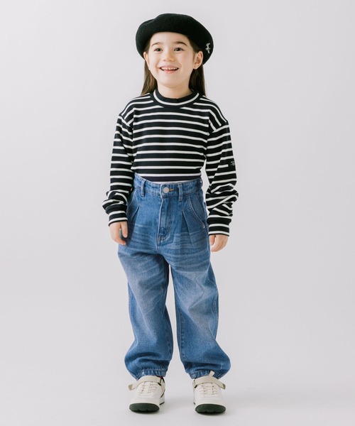 BAYFLOW（ベイフロー）の「カーブジーンズ（KIDS）（デニムパンツ・キッズ・ブルー/ブラック/サックスブルー・110cm/130cm/140cm/120cm）」の7枚目の写真