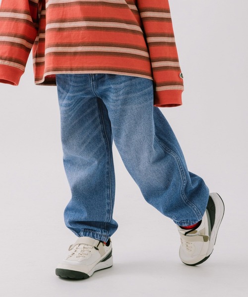 BAYFLOW（ベイフロー）の「カーブジーンズ（KIDS）（デニムパンツ・キッズ・ブルー/ブラック/サックスブルー・110cm/130cm/140cm/120cm）」の10枚目の写真