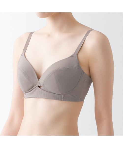 【無印良品】左右差を調整するブラジャー M＋ 3点セット 3/3（金）無印良品 「左右差を調節するブラジャー」・「吸水