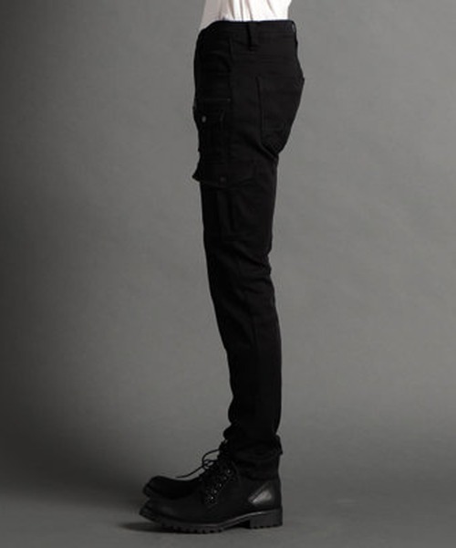 HEIHEI】 ハートポケットカーゴパンツ BLACK HEIHEI