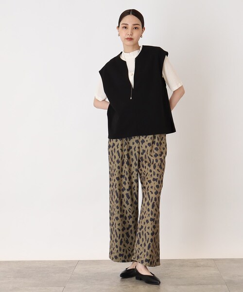 THE SHOP TK (ザ ショップ ティーケー )の「◆【洗濯機洗い可】カットジョーゼットキーネックベスト(ベスト・レディース・ブルー/ライトグレー/ブラック・99)」の18枚目の写真