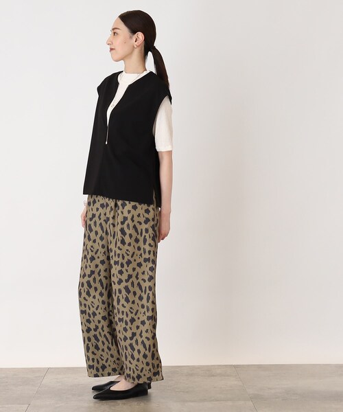 THE SHOP TK (ザ ショップ ティーケー )の「◆【洗濯機洗い可】カットジョーゼットキーネックベスト(ベスト・レディース・ブルー/ライトグレー/ブラック・99)」の19枚目の写真