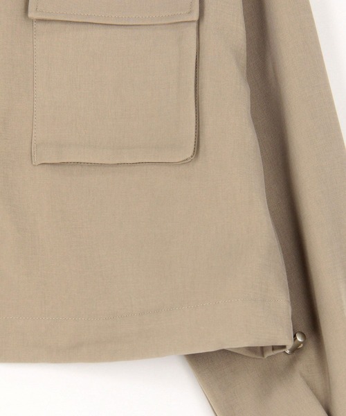 179/WG(イチナナキュウダブルジー)の「カーゴポケットショートシャツ(シャツ/ブラウス・レディース・グリーン/ベージュ/チャコールグレー/ピンク・MEDIUM)」の22枚目の写真