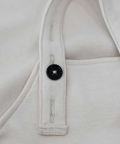 undeny.（アンディニ－）の「アンディニー イージーポンチサロペット（その他パンツ・キッズ・ブラック/アイボリー・L/XL/M）」の4枚目の写真