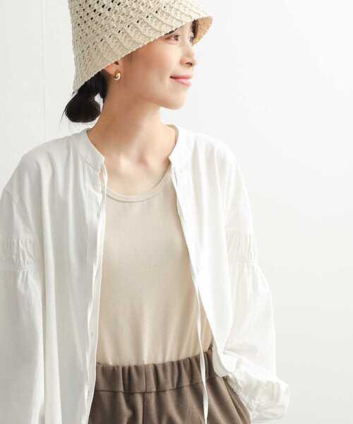 URBAN RESEARCH DOORS（アーバンリサーチドアーズ）の「リップルベーシックタンクトップ（タンクトップ・レディース・ベージュ/ブラック/オフホワイト・MEDIUM）」の11枚目の写真