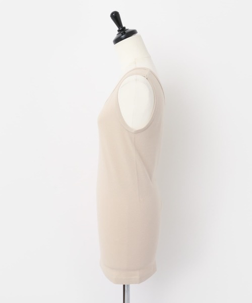 URBAN RESEARCH DOORS（アーバンリサーチドアーズ）の「リップルベーシックタンクトップ（タンクトップ・レディース・ベージュ/ブラック/オフホワイト・MEDIUM）」の17枚目の写真