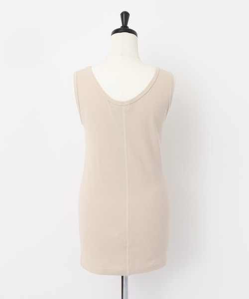 URBAN RESEARCH DOORS（アーバンリサーチドアーズ）の「リップルベーシックタンクトップ（タンクトップ・レディース・ベージュ/ブラック/オフホワイト・MEDIUM）」の18枚目の写真