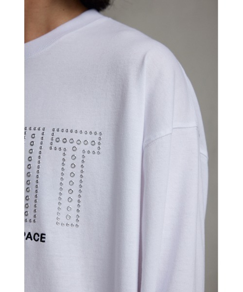 AZUL by moussy（アズールバイマウジー）の「ホットフィットポンチロングTシャツ（Tシャツ/カットソー・メンズ・ブラック/ホワイト・MEDIUM/LARGE）」の10枚目の写真