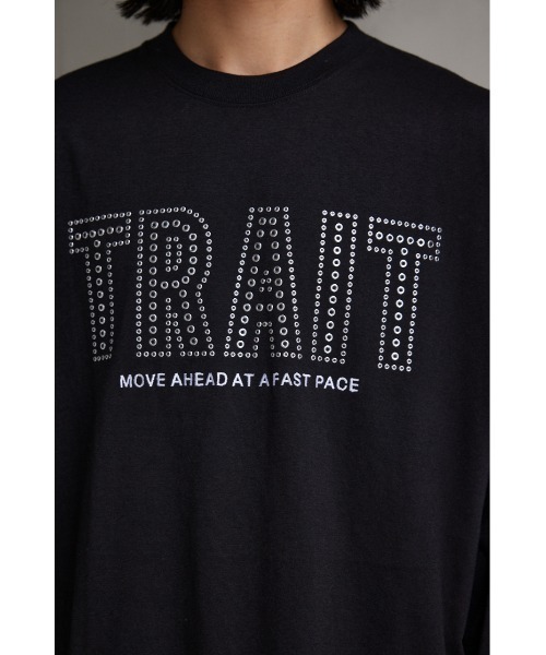 AZUL by moussy（アズールバイマウジー）の「ホットフィットポンチロングTシャツ（Tシャツ/カットソー・メンズ・ブラック/ホワイト・MEDIUM/LARGE）」の18枚目の写真