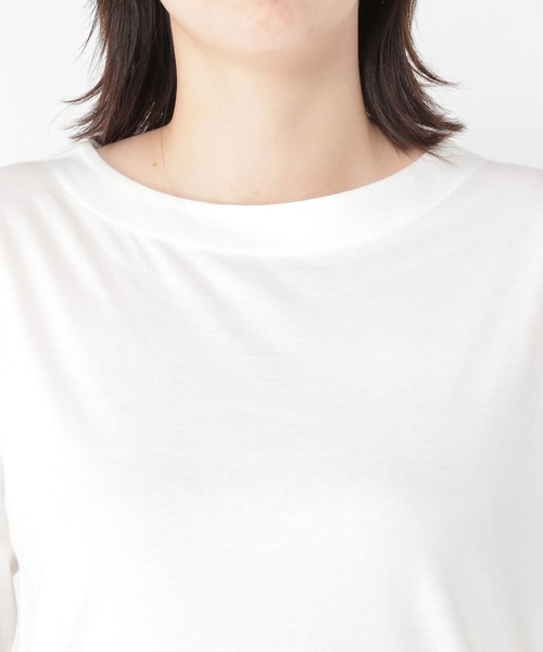 studio CLIP（スタディオクリップ）の「ベーシックハーフスリーブTシャツ（Tシャツ/カットソー・レディース・ホワイト/その他1/スモーク・MEDIUM/LARGE）」の10枚目の写真