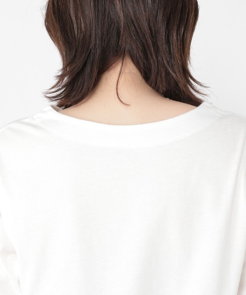 studio CLIP（スタディオクリップ）の「ベーシックハーフスリーブTシャツ（Tシャツ/カットソー・レディース・ホワイト/その他1/スモーク・MEDIUM/LARGE）」の13枚目の写真