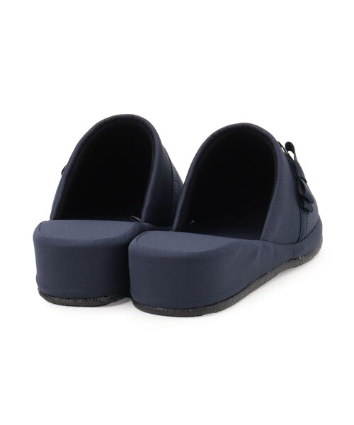 SHOO・LA・RUE(シューラルー)の「◆巾着トート付きヒールスリッパ(ルームシューズ/スリッパ・レディース・ブラック/ブルー系その他/ブルー系その他2/ブラック系・00)」の8枚目の写真