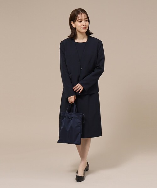 SHOO・LA・RUE(シューラルー)の「◆巾着トート付きヒールスリッパ(ルームシューズ/スリッパ・レディース・ブラック/ブルー系その他/ブルー系その他2/ブラック系・00)」の21枚目の写真