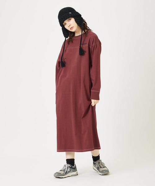 MILKFED.（ミルクフェド）の「LOGO EARFLAP KNIT CAP（ニットキャップ/ビーニー・レディース・グレー/ブラック・ONE SIZE）」の3枚目の写真