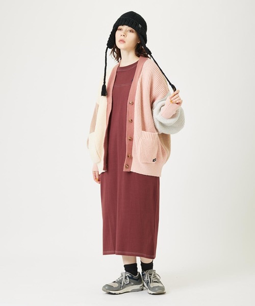 MILKFED.（ミルクフェド）の「LOGO EARFLAP KNIT CAP（ニットキャップ/ビーニー・レディース・グレー/ブラック・ONE SIZE）」の4枚目の写真