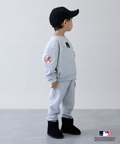 petit main(プティマイン)の「【MLB】スウェットパンツ(その他パンツ・キッズ・ホワイト系その他/アイボリー/ネイビー・100cm/80cm/90cm/110cm/130cm/120cm)」の2枚目の写真