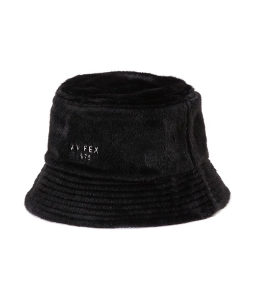 AVIREX（アヴィレックス）の「REVERSIBLE FUR BUCKET/リバーシブル ファーバケットハット（ハット・レディース・ブラック/ベージュ・FREE）」の15枚目の写真