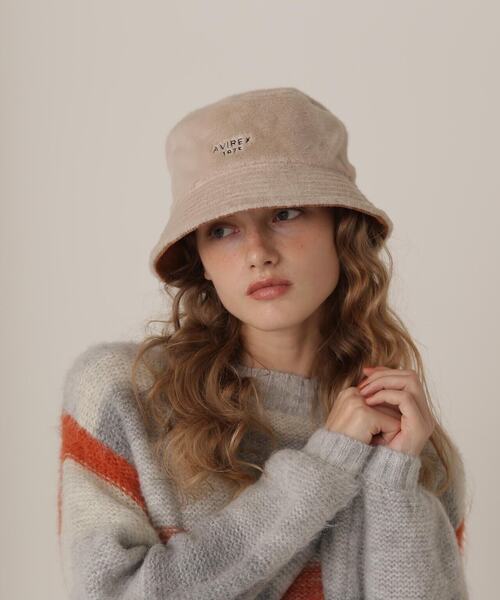 AVIREX（アヴィレックス）の「REVERSIBLE FUR BUCKET/リバーシブル ファーバケットハット（ハット・レディース・ブラック/ベージュ・FREE）」の19枚目の写真